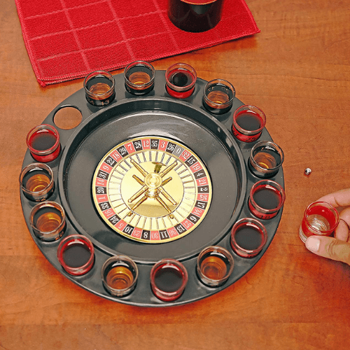 Shot Glass Roulette Drinking Game