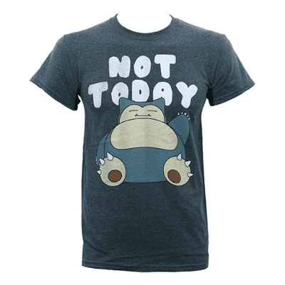 Snorlax Not Today Shirt