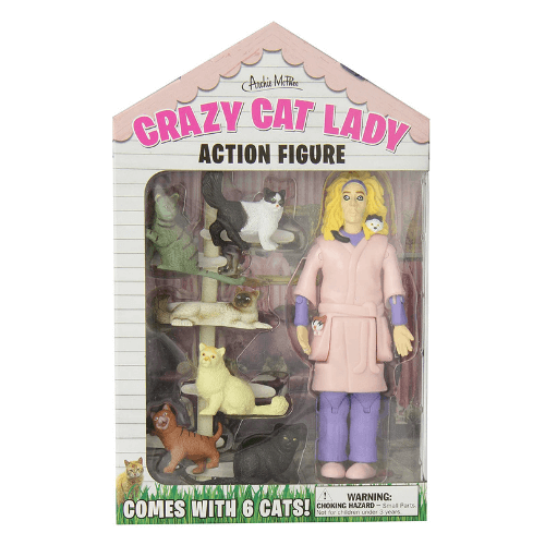 Crazy Cat Lady Action Figure