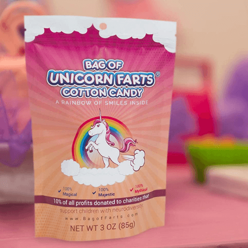 Bag of Unicorn Farts Cotton Candy