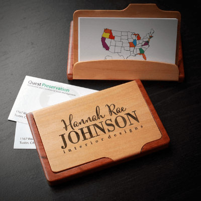 Custom Business Card Holder