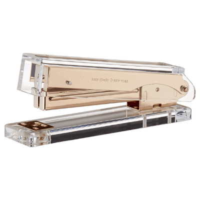 Kate Spade Acrylic/Gold Stapler