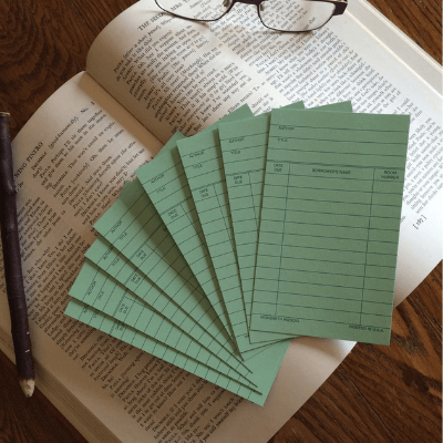 Novelty Library Cards