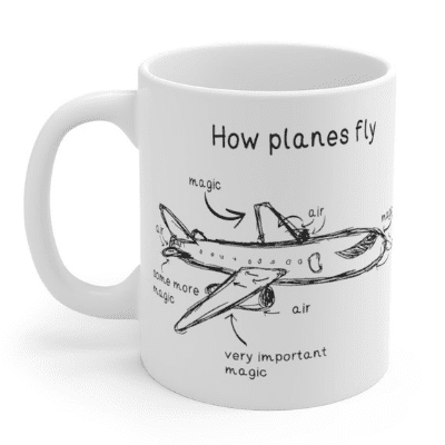 How Planes Fly Mug