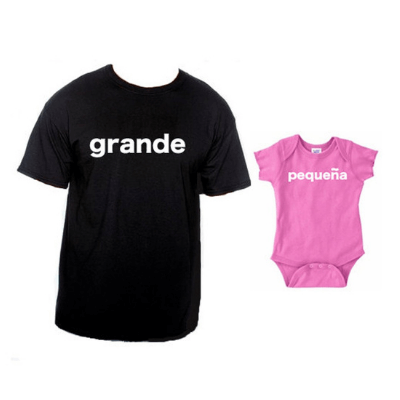 El Grande Y La Pequena Shirt + Onesie