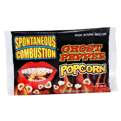 Spontaneous Combustion Ghost Pepper Microwave Popcorn