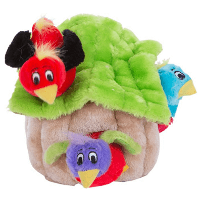 Hide-A-Squirrel Sqeaking Toy For Dogs